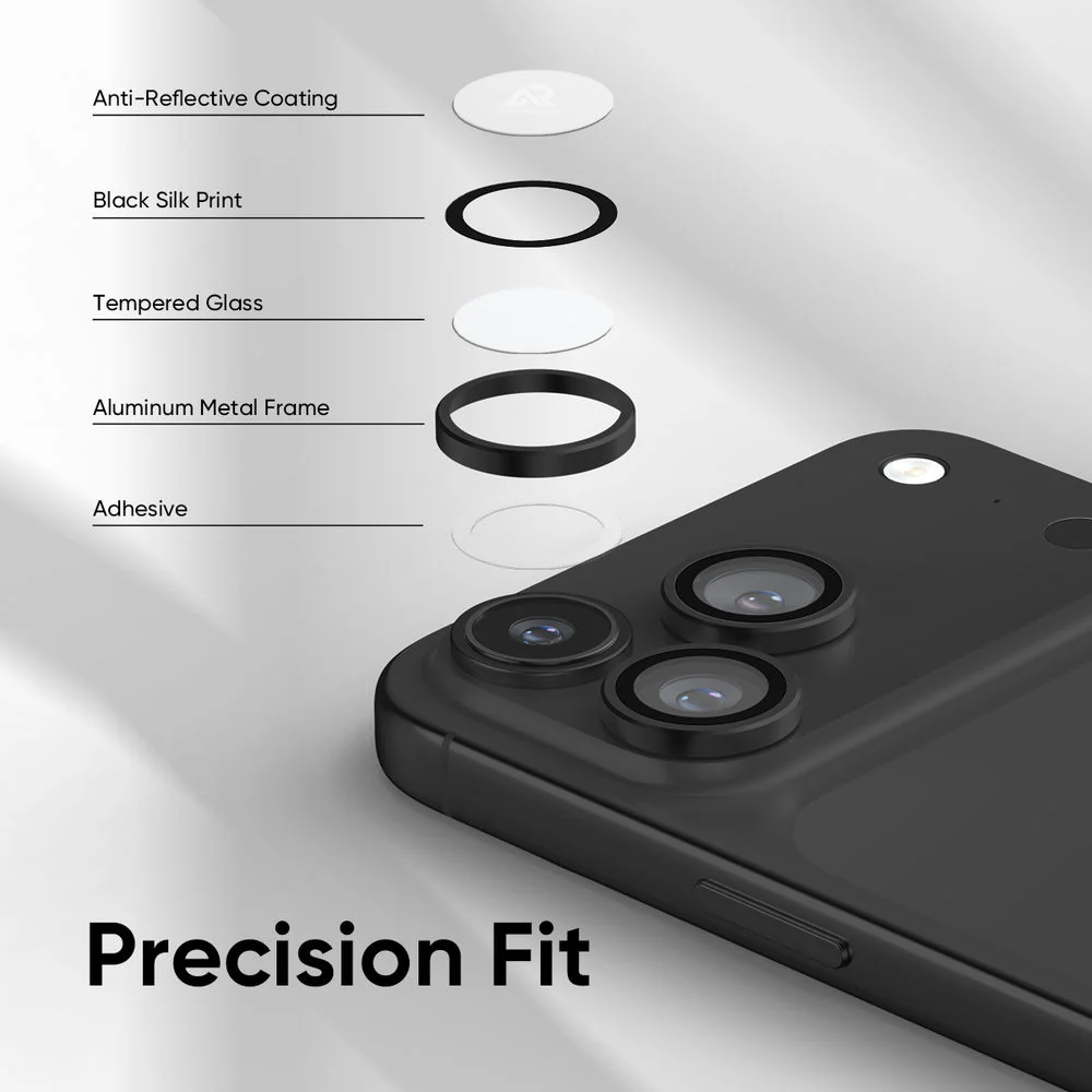NanoArmour Camera Protector – iPhone 17 Pro / Pro Max Anti Reflective - Image 4