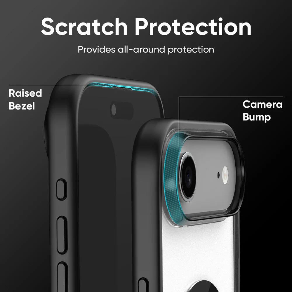 FLOLAB Surtect Tri-Fusion MagSafe Compatible Case – iPhone 17 Series (Black Clear) - Image 14