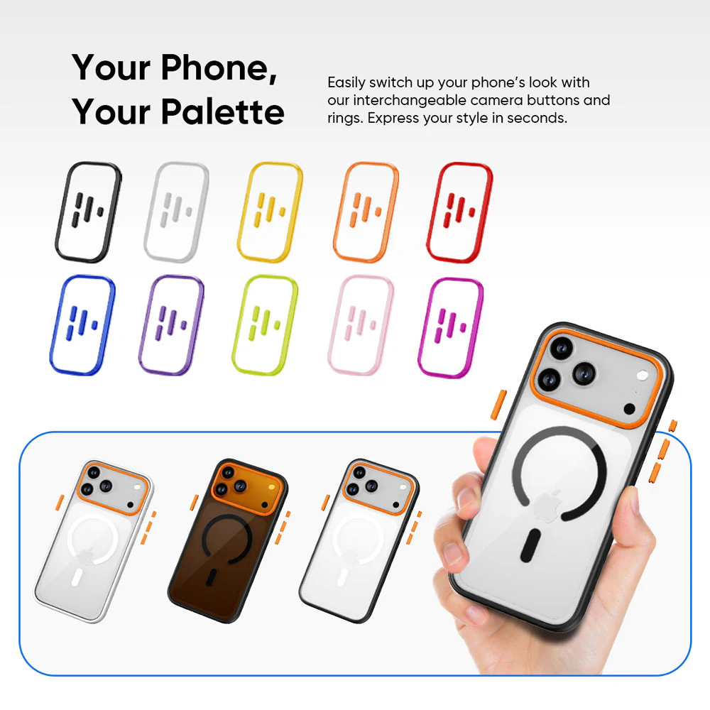 FLOLAB Surtect Tri-Fusion MagSafe Compatible Case – iPhone 17 Series (Black Clear) - Image 3
