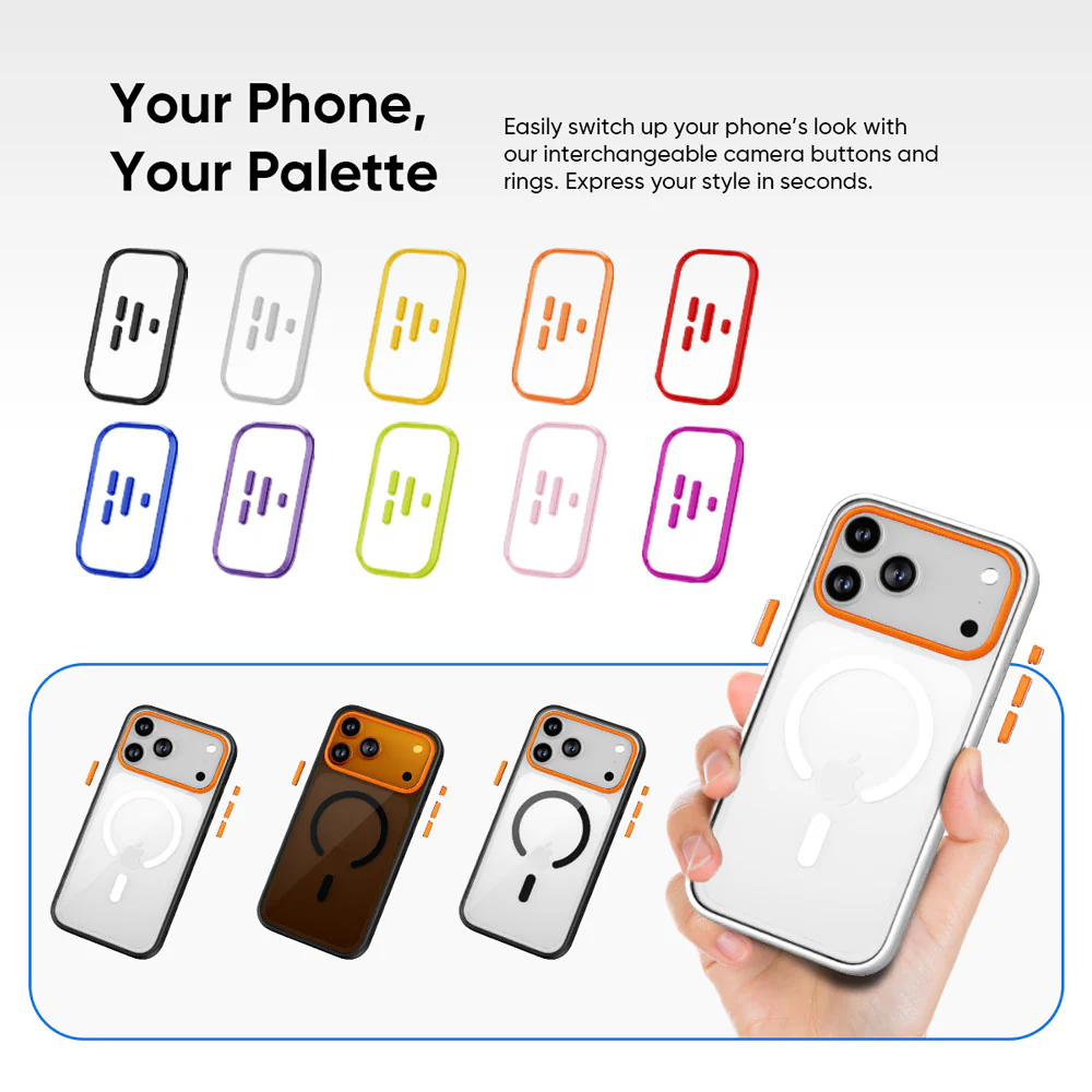 FLOLAB Surtect Tri-Fusion MagSafe Compatible Case – iPhone 17 Series (White Frost) - Image 3
