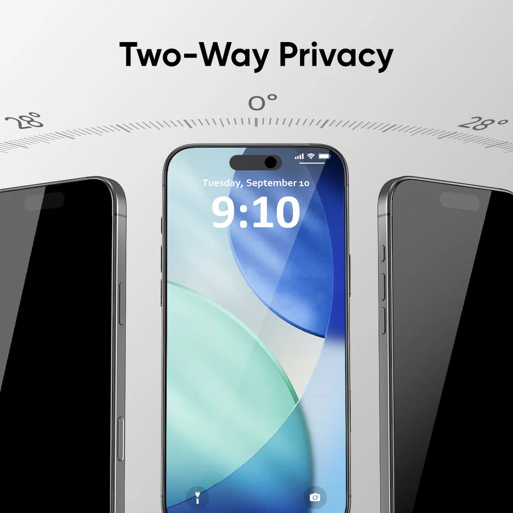 NanoArmour ONETIME PRO Privacy Anti Reflective 3D Infinity Edge – iPhone 17 Series - Image 4