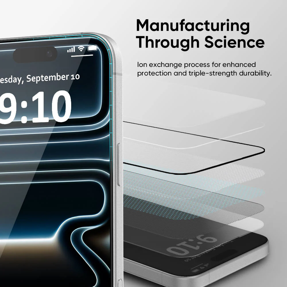NanoArmour ONETIME PRO Anti Reflective PolarSpectra 3D Infinity Edge – iPhone 17 Series - Image 4