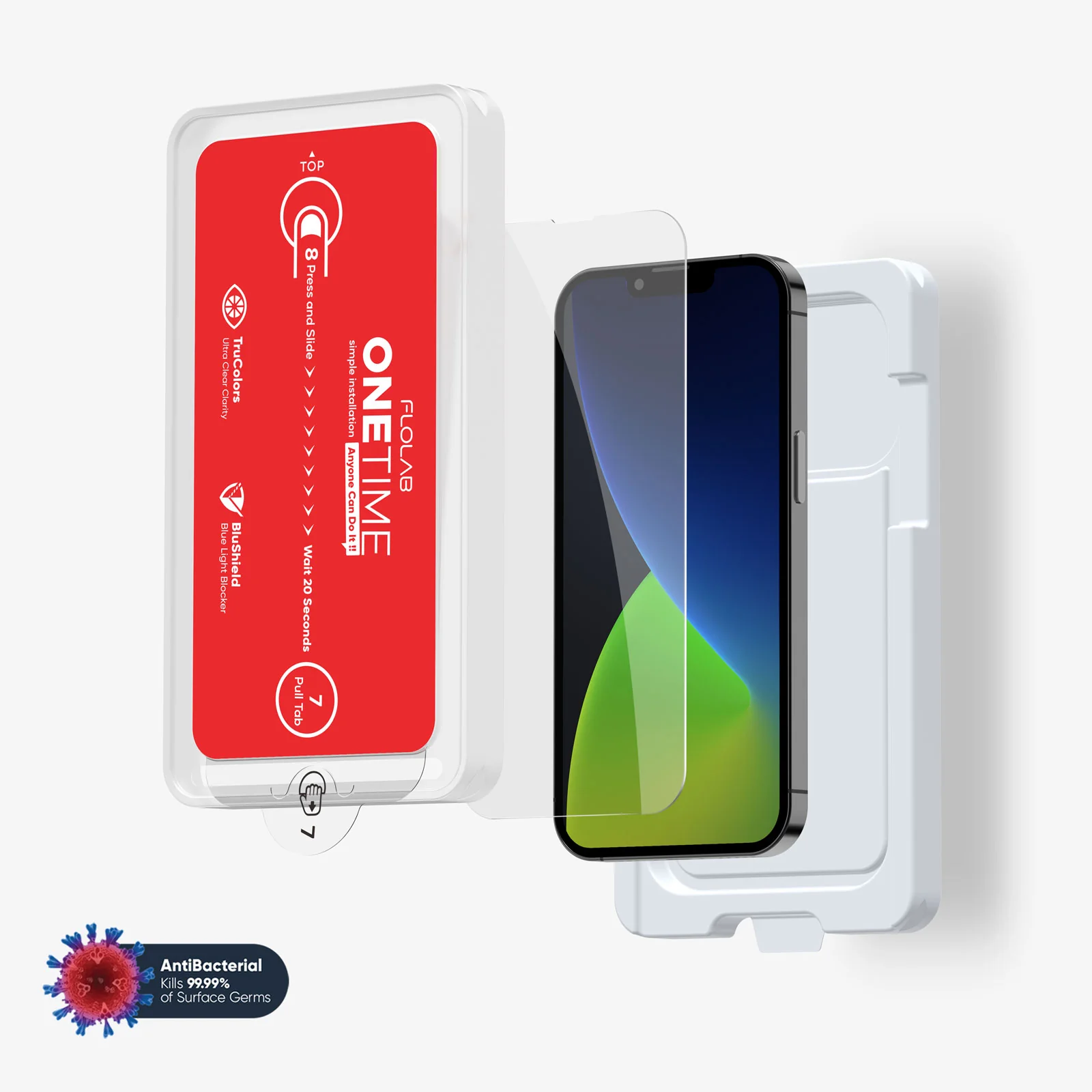 ONETIME NanoArmour for iPhone Anti-Blue Light Screen Protector: Dust-Free Installation, Case Friendly, Crystal Clear, No Blue or Yellow Tint - Image 13