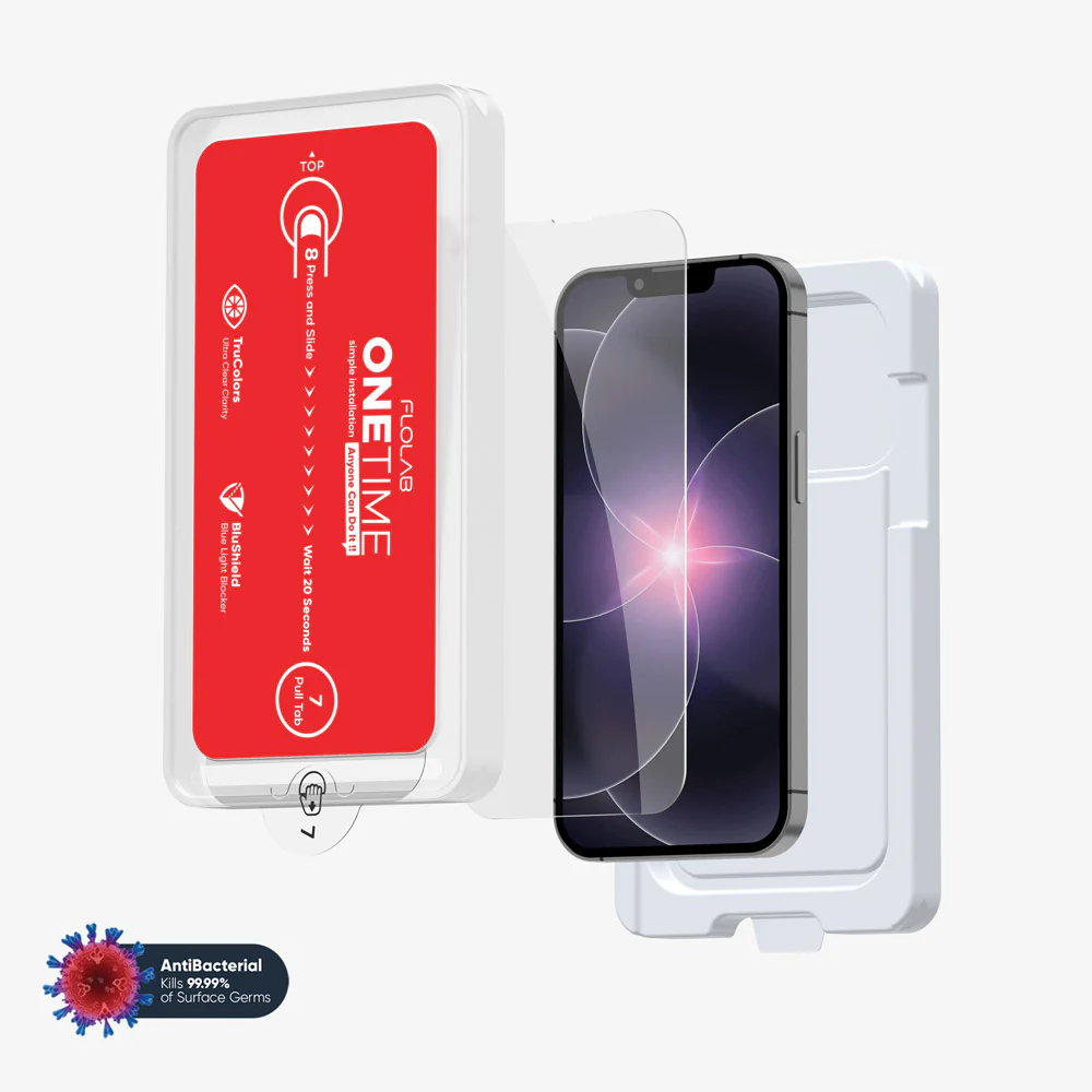 ONETIME NanoArmour for iPhone Anti-Blue Light Screen Protector: Dust-Free Installation, Case Friendly, Crystal Clear, No Blue or Yellow Tint - Image 15