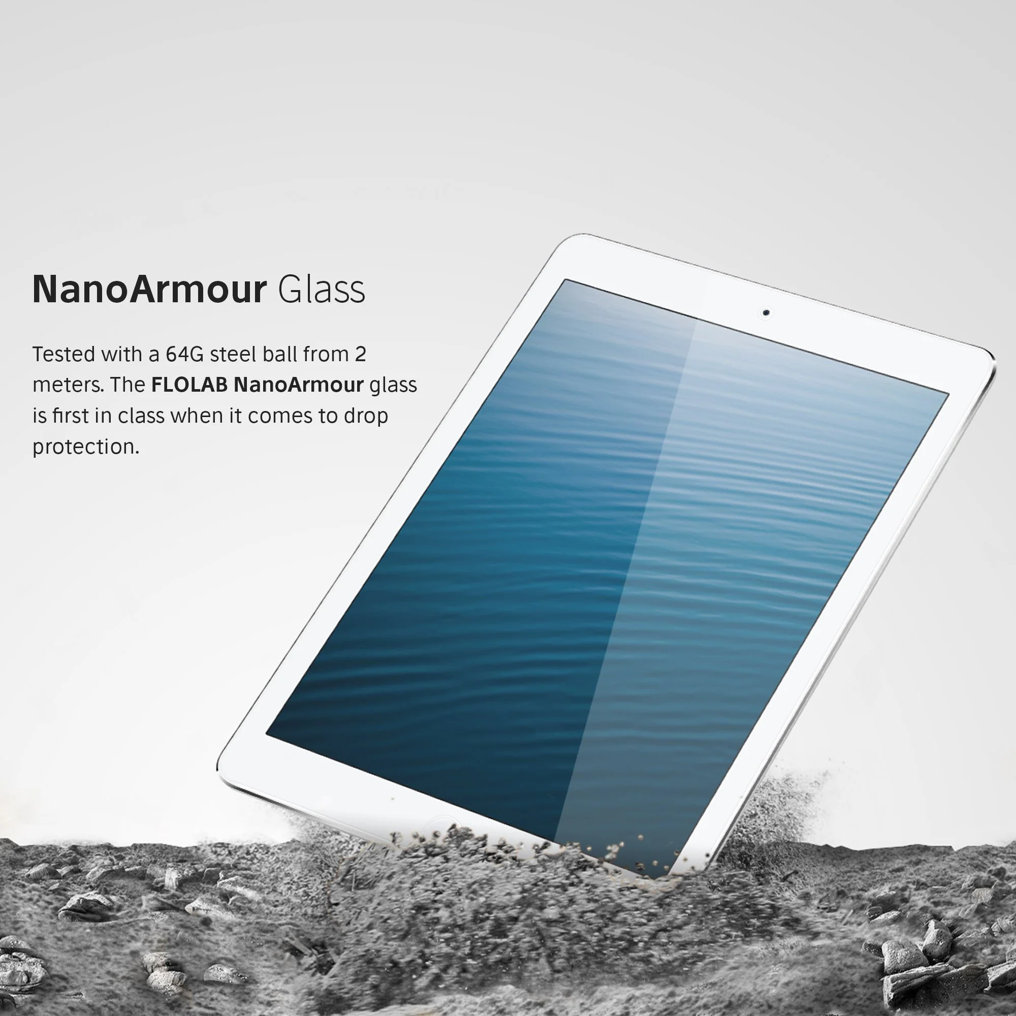 NanoArmour 10.1-inch for iPad 4 / 3 / 2  Screen Protector - Image 2