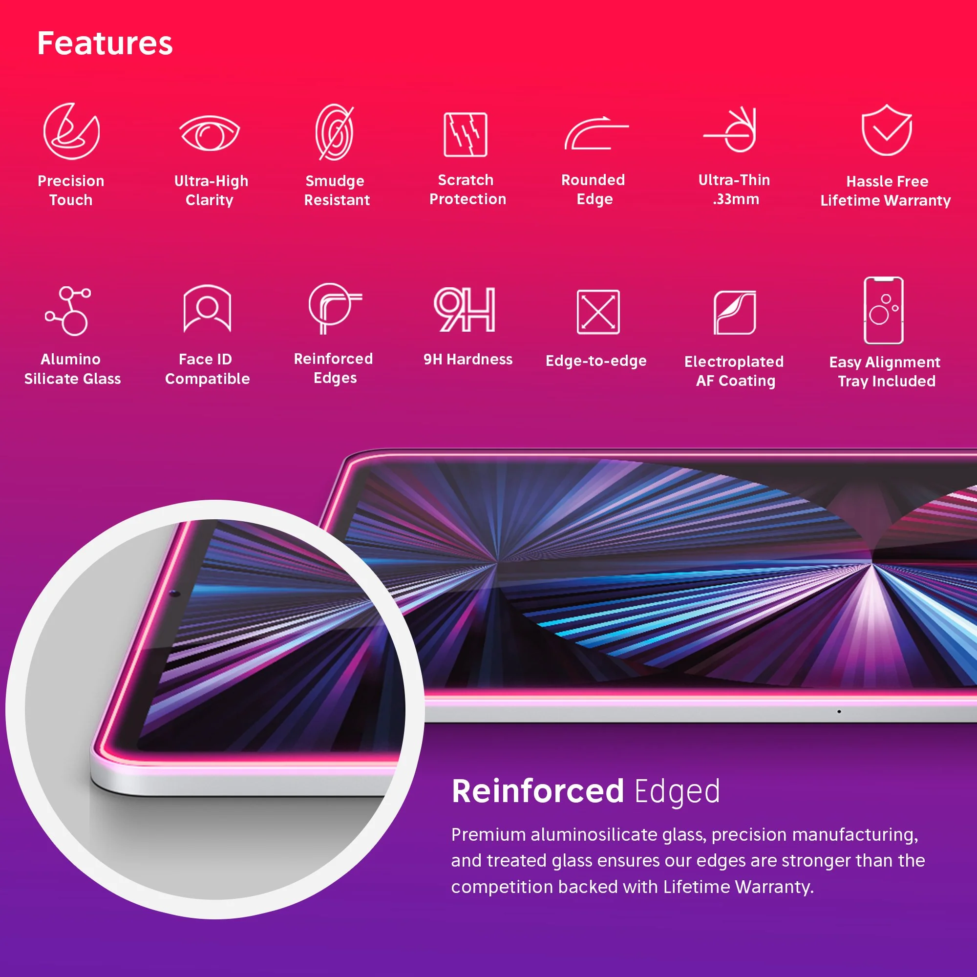 NanoArmour 11-inch for iPad Pro 2021 Screen Protector - Image 3