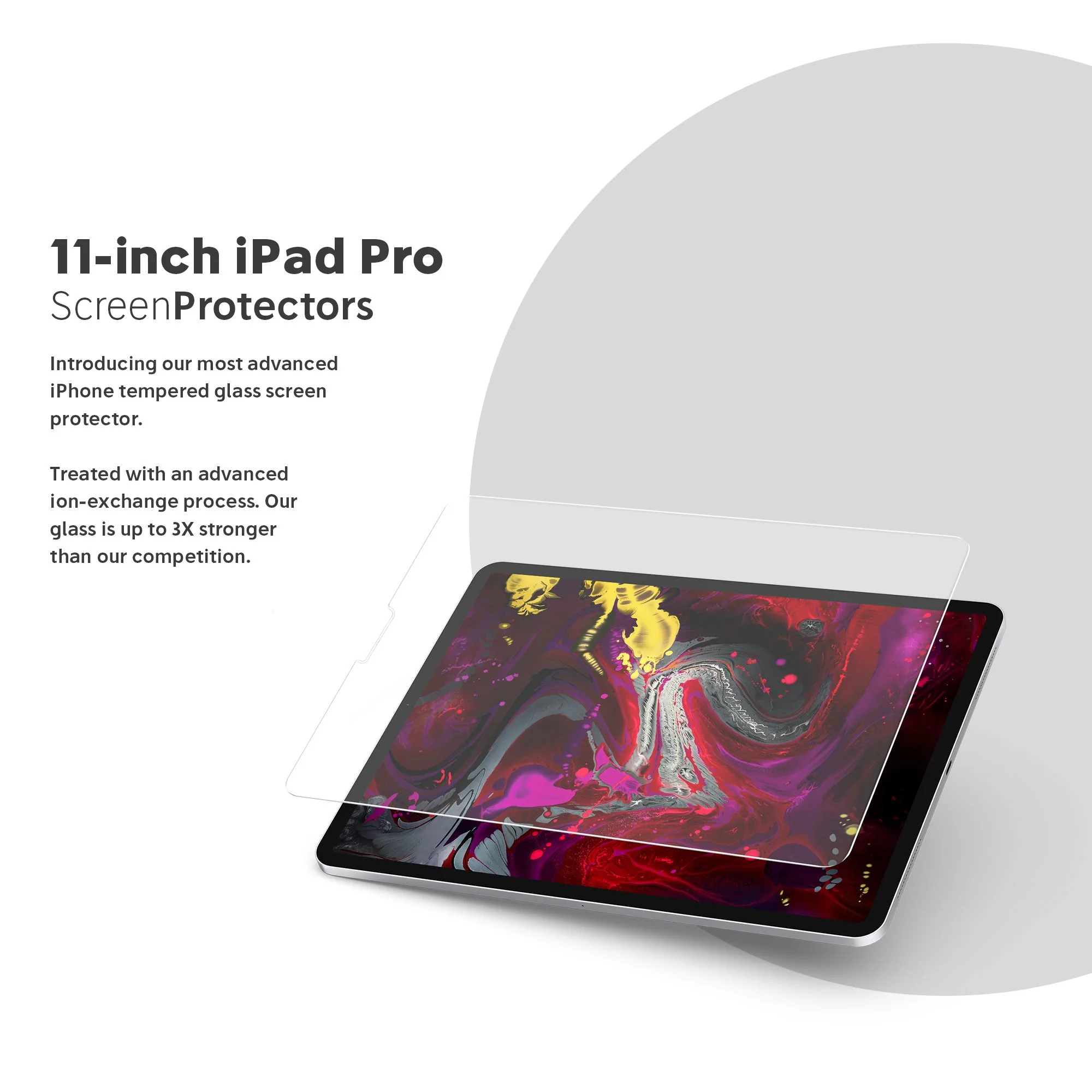 NanoArmour 11-inch for iPad Pro Anti-Glare Matte Screen Protector 2018-2020 - Image 3
