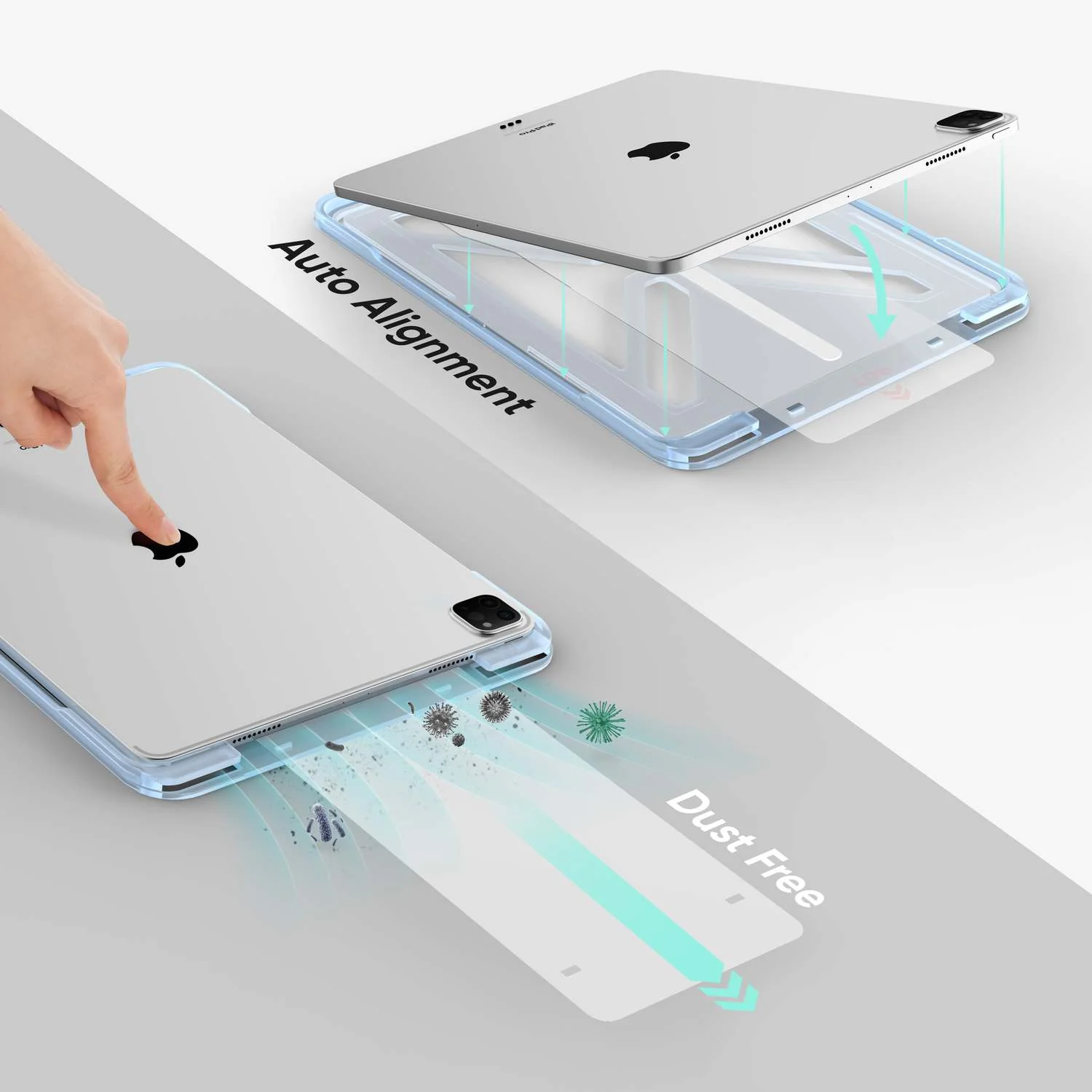 ONETIME NanoArmour 13-inch for iPad Air 6 Anti-Glare Matte Screen Protector (2024-2026) - Image 5