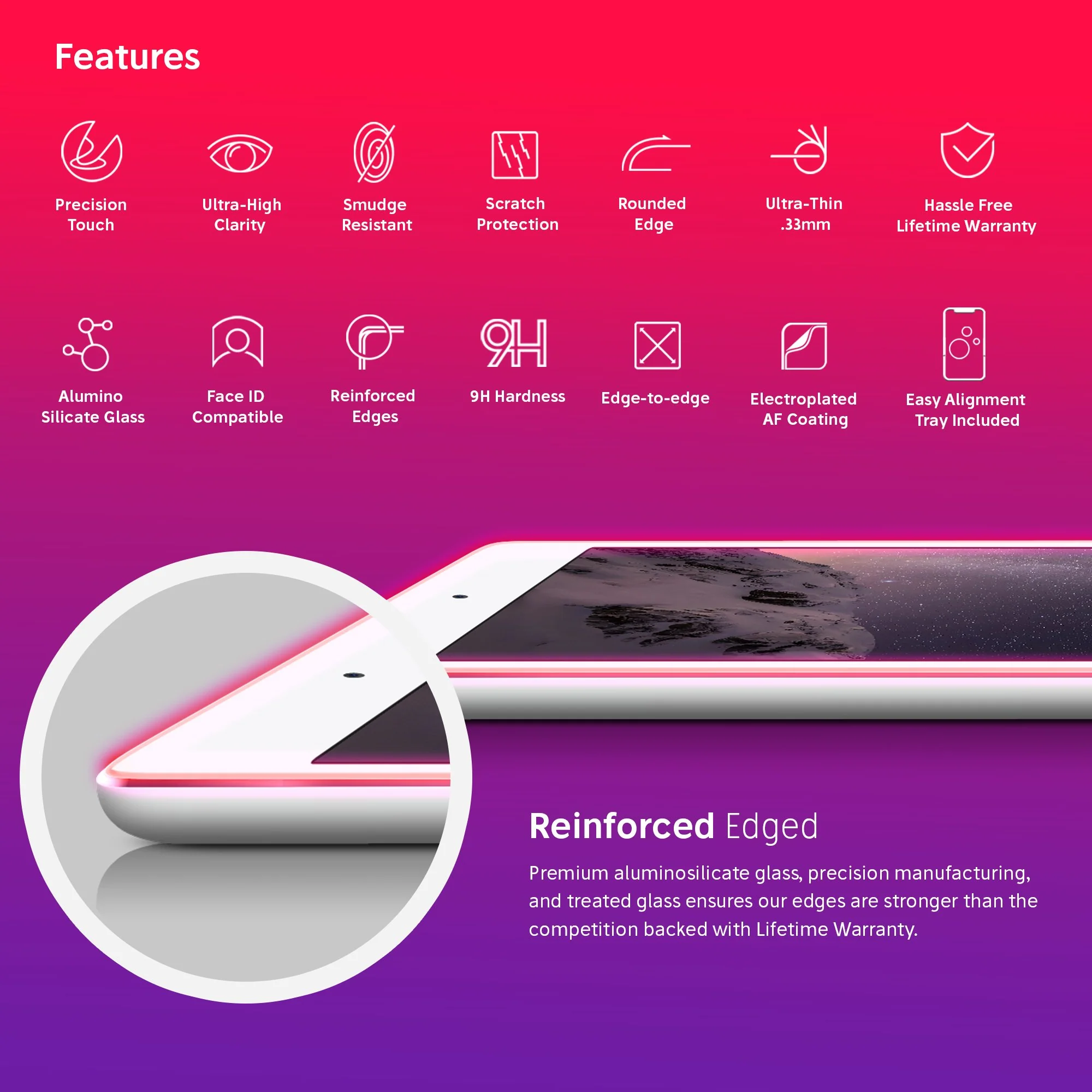 NanoArmour for 9.7-inch iPad air 2 / 1 Screen Protector - Image 3