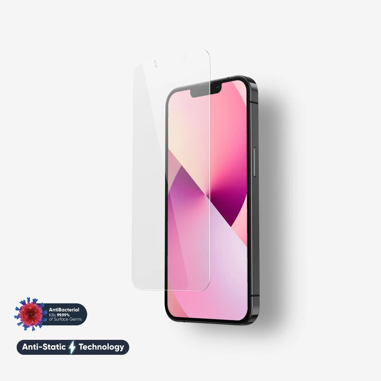 NanoArmour for iPhone 13 mini Screen Protector Anti-Dust Edge-to-Edge