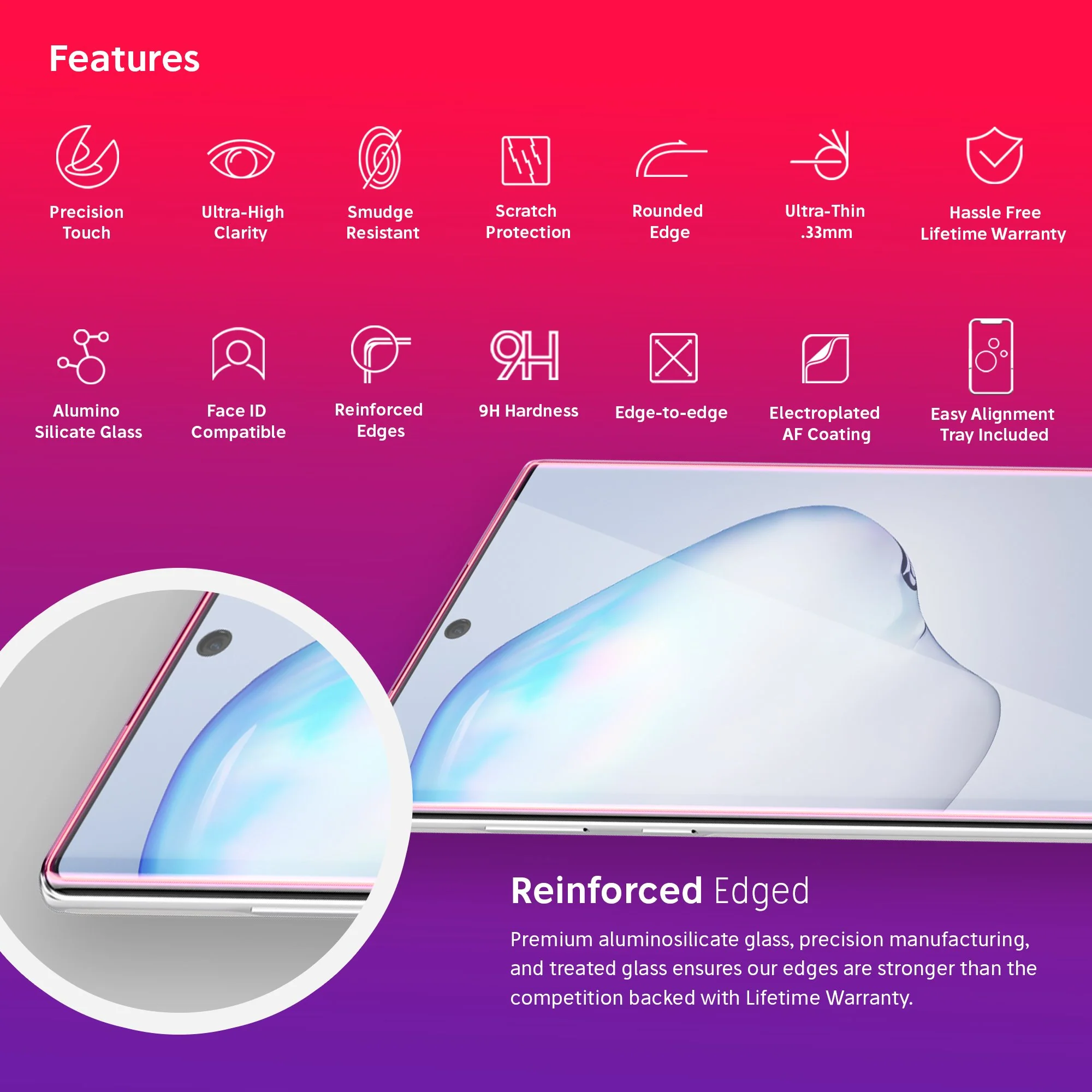 NanoArmour for Samsung Galaxy Note 10 Plus Best Screen Protector - Image 5