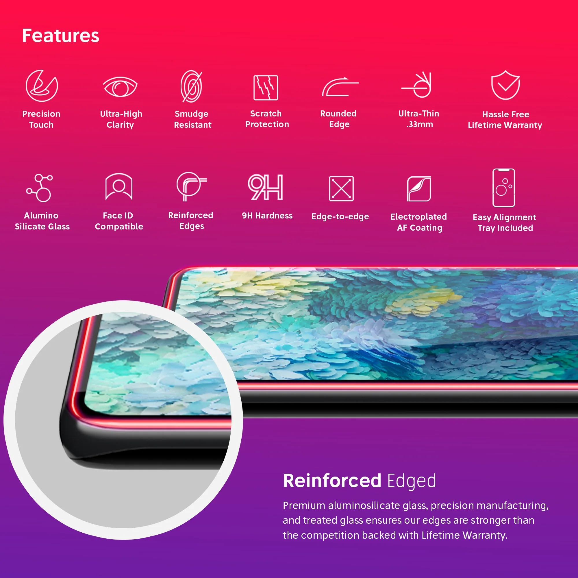 NanoArmour for Samsung Galaxy S20 Plus Best Screen Protector - Image 3