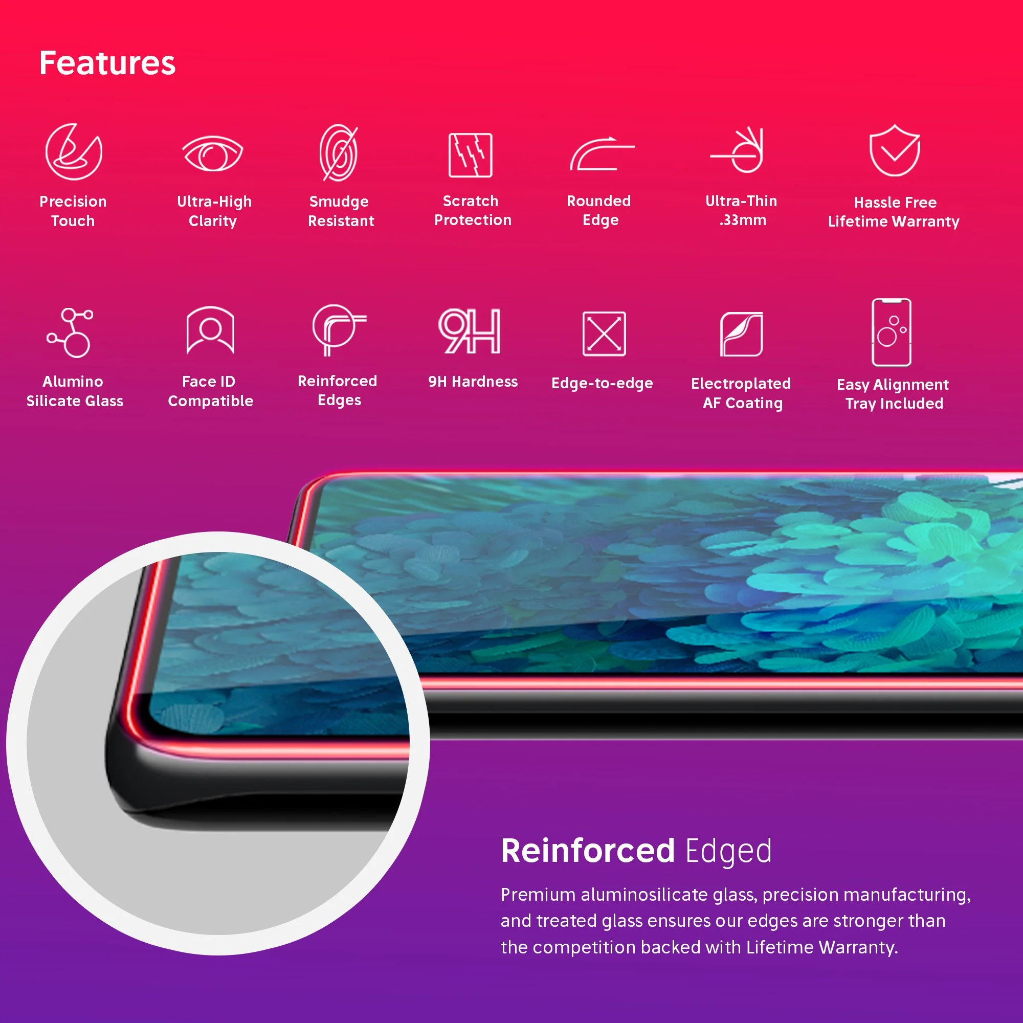 NanoArmour for Samsung Galaxy S20FE Best Screen Protector - Image 5