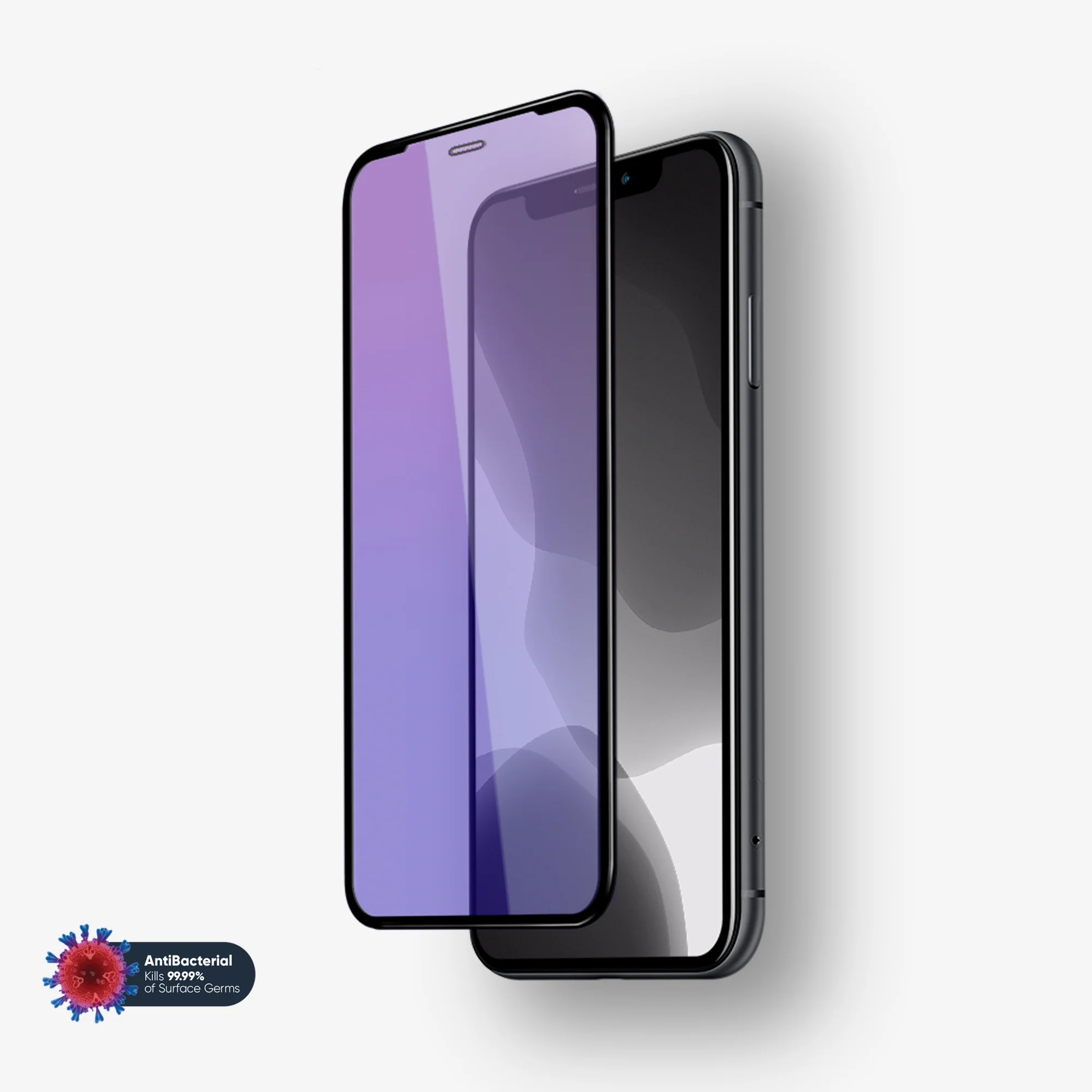 NanoArmour for iPhone 11 Anti-Blue Light Screen Protector Case Friendly