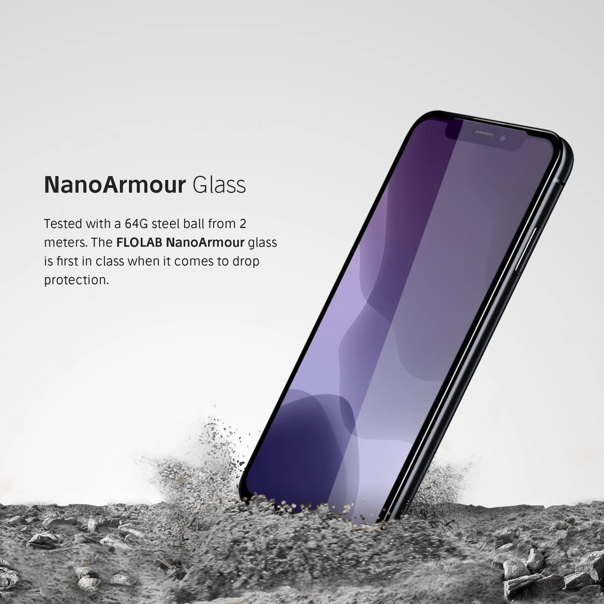 NanoArmour for iPhone 11 Pro Anti-Blue Light Screen Protector Case Friendly - Image 2