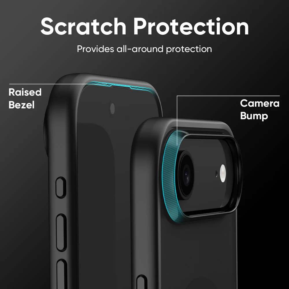 FLOLAB Surtect Tri-Fusion MagSafe Compatible Case – iPhone 17 Series (Matte Black Frost) - Image 14