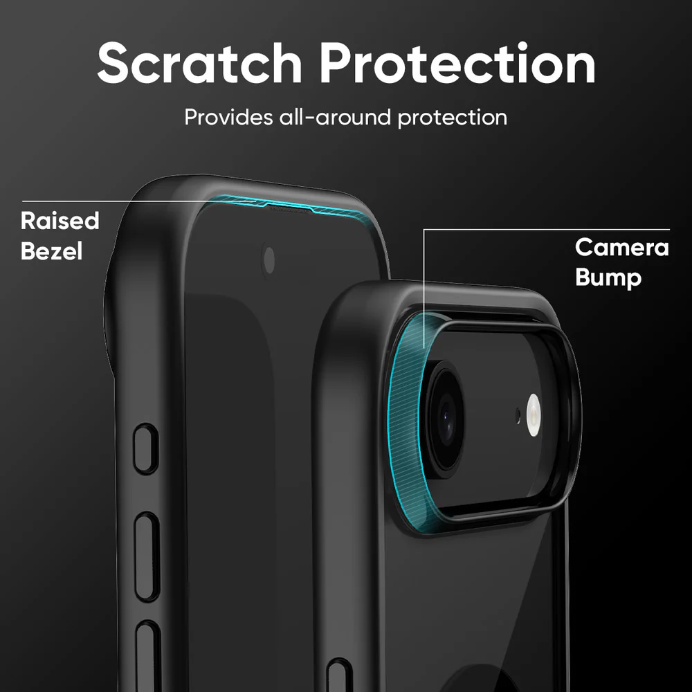 FLOLAB Surtect Tri-Fusion MagSafe Compatible Case – iPhone 17 Series (Stealth Black Clear) - Image 14