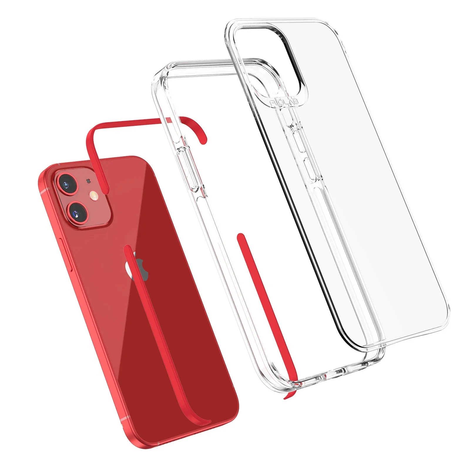 Red for iPhone 12 mini Cases TAFFYCA Series - Image 3