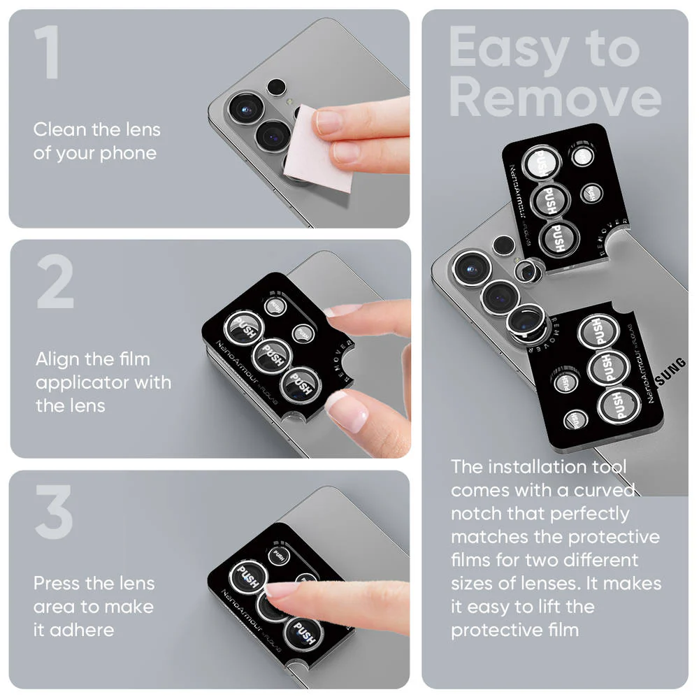 NanoArmour Camera Protector – Galaxy S26 Ultra (Anti-Reflective) - Image 5
