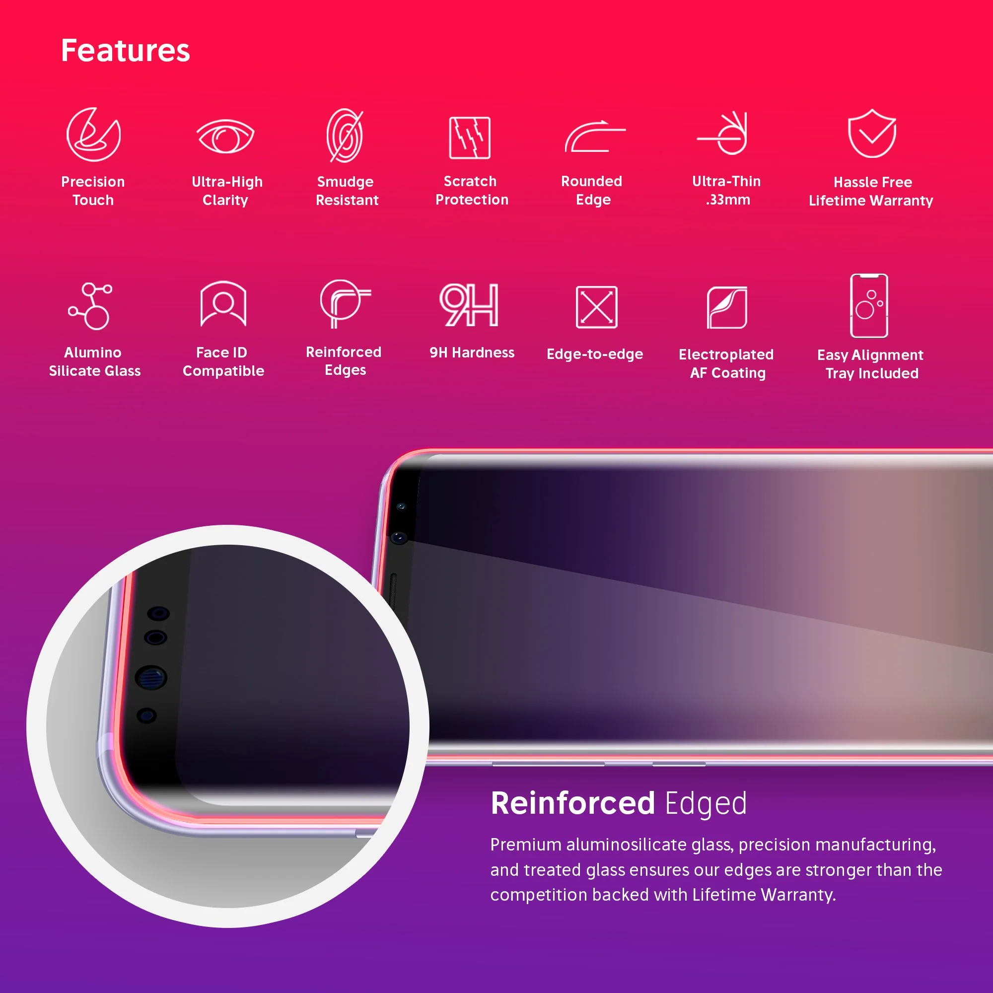 NanoArmour Screen Protector For Galaxy S8 Plus - Image 3