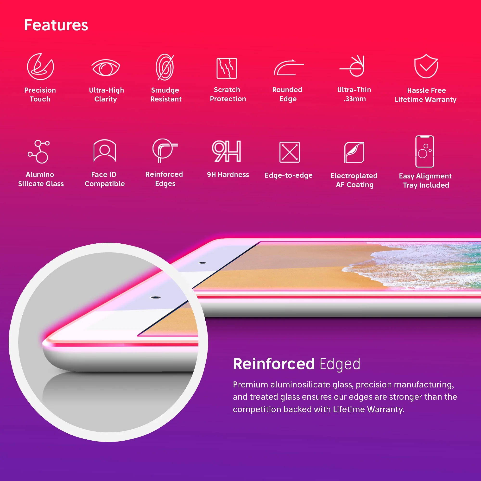 FLOLAB Anti Blue Light Screen Protector for iPad Pro 12.9 2nd Gen 1st Gen (2015-2017) - Image 3