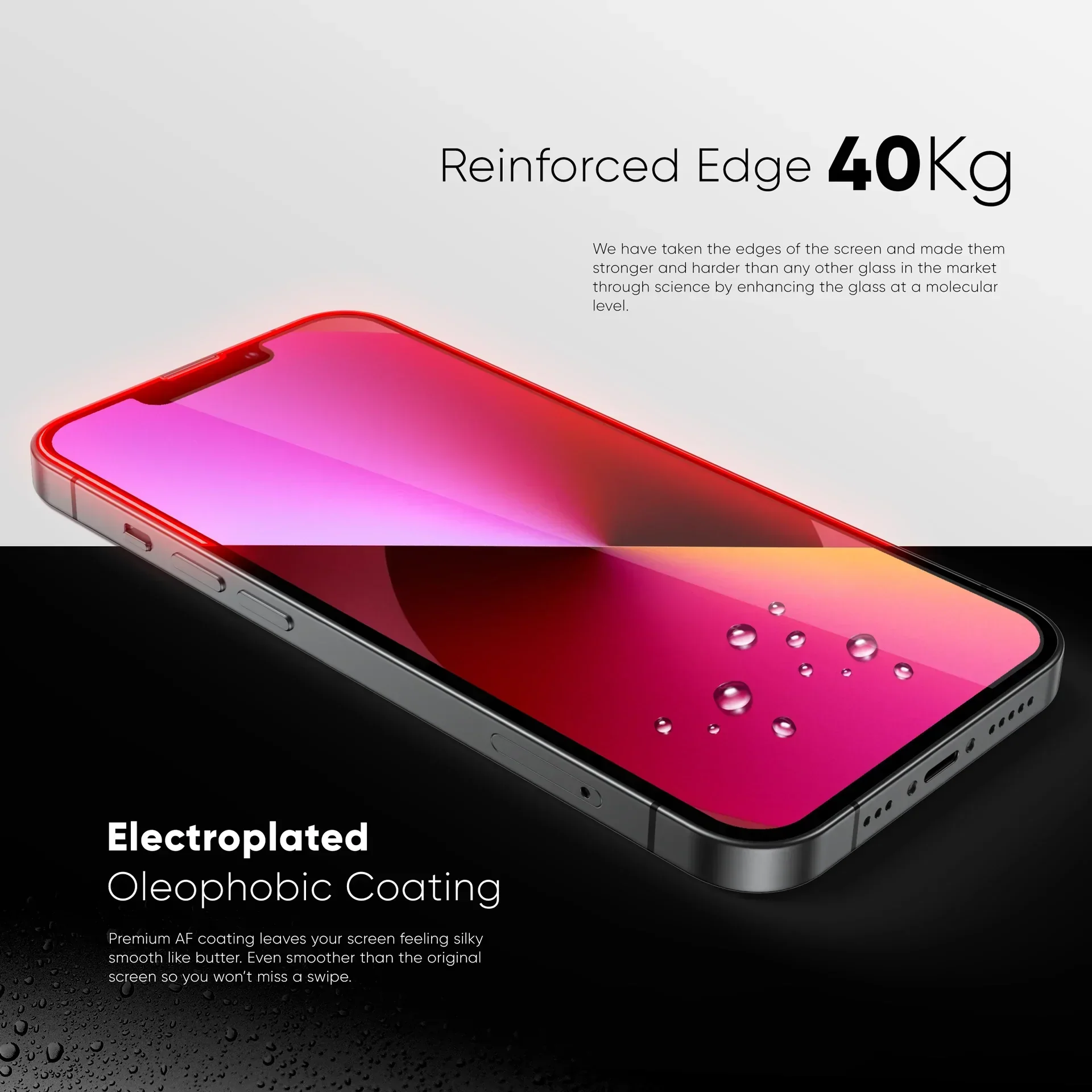 NanoArmour ONETIME MAX Blue Light ClearVue 3D Infinity Edge – iPhone 15 Series - Image 7