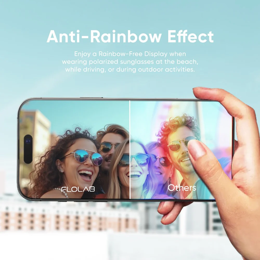 NanoArmour ONETIME PRO Anti Reflective PolarSpectra 3D Infinity Edge – iPhone 17 / 16 / 15 Series - Image 4