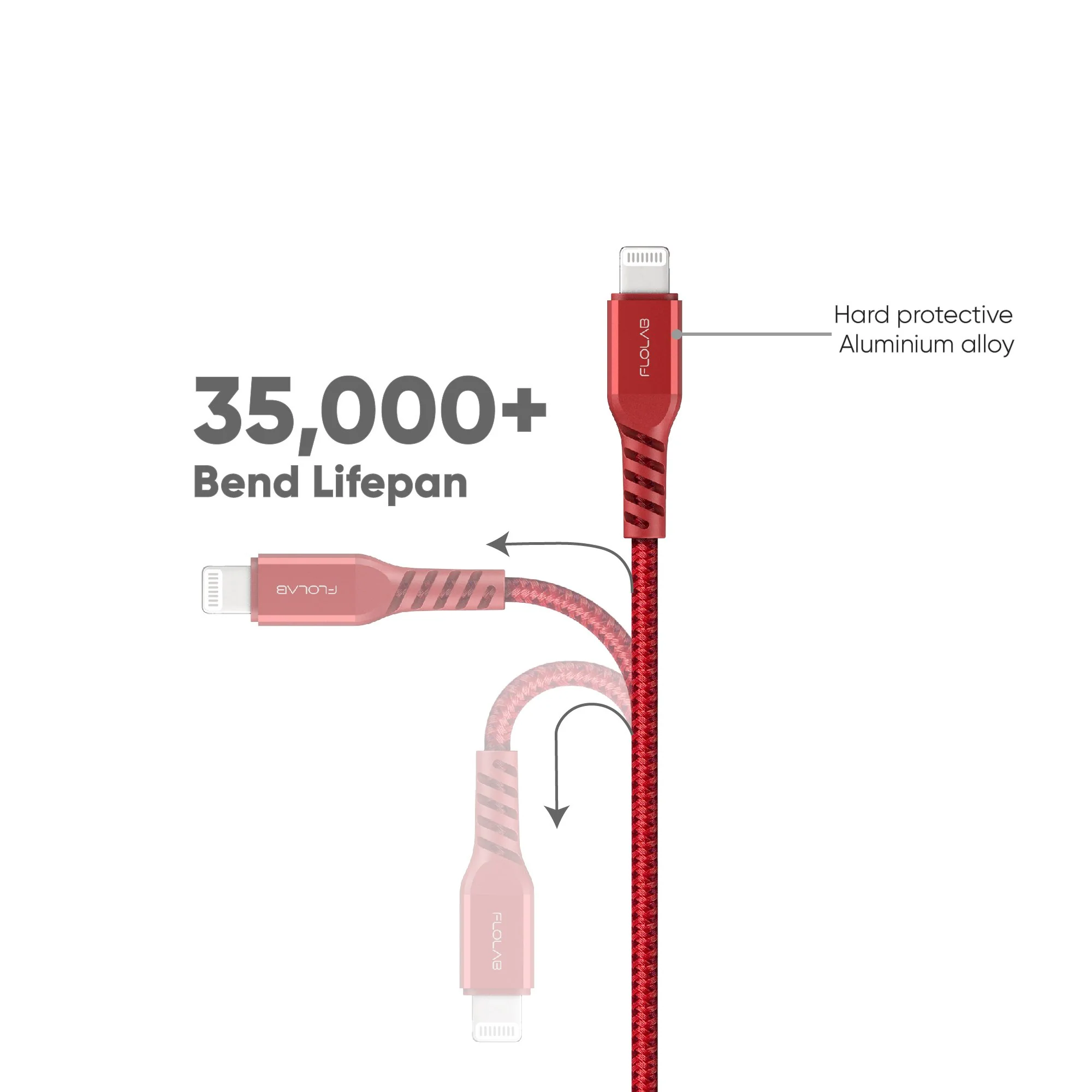 MFI Alumiflo USB-C to Lightning Cable | Fast and Reliable Charging - Image 3