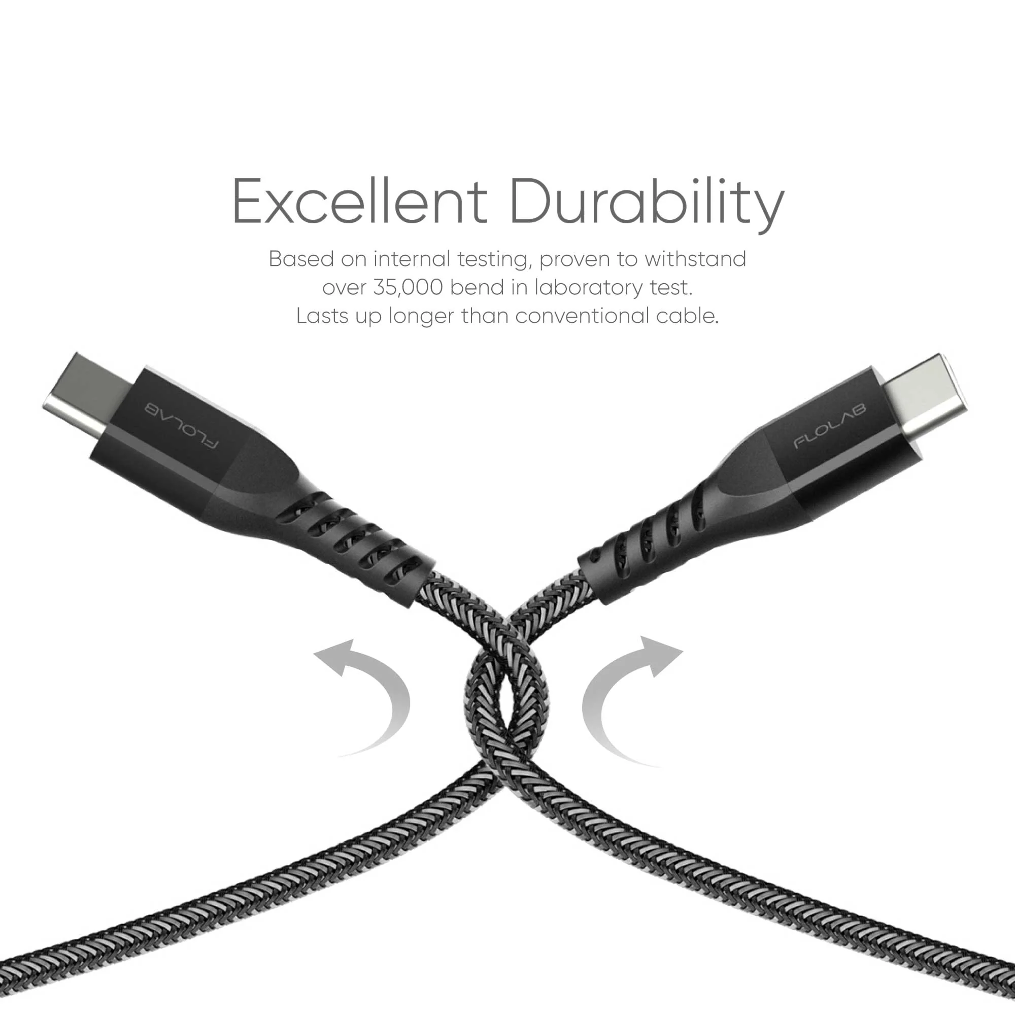 FLOLAB Alumiflo: USB-C to C Cable for Lightning-Fast Charging - Image 4